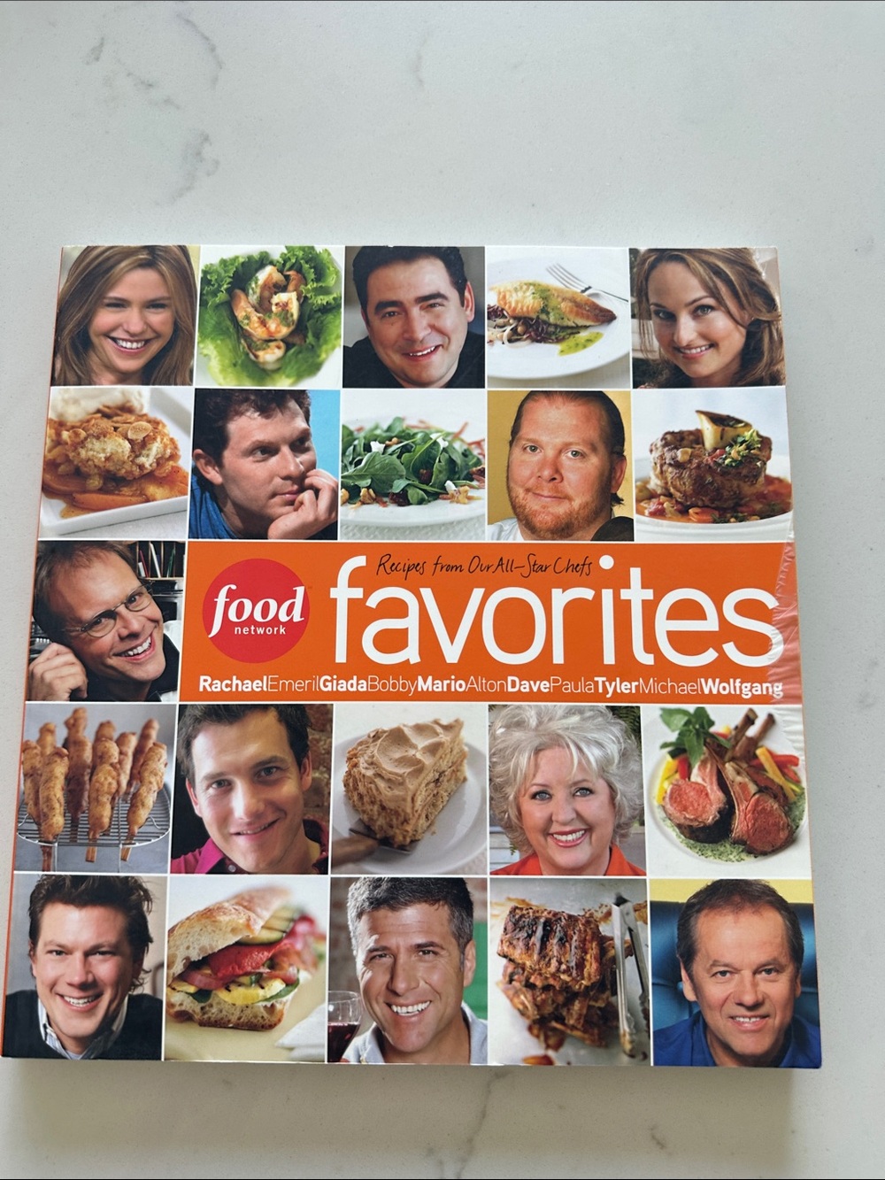 Food Network Favorites Cookbook - Orange & White Cover